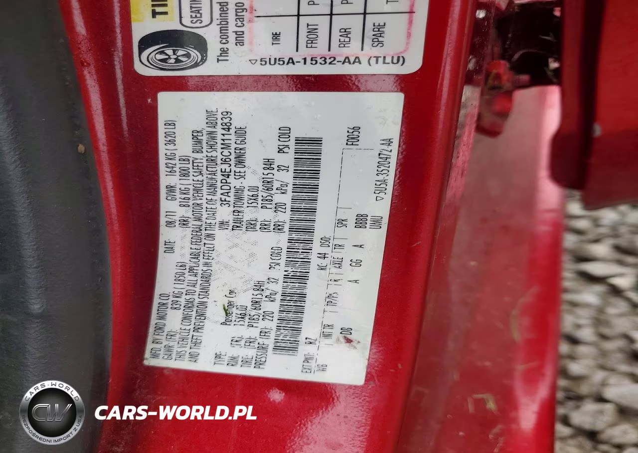 2012 Ford Fiesta Se VIN:3FADP4EJ6CM114839 - 12