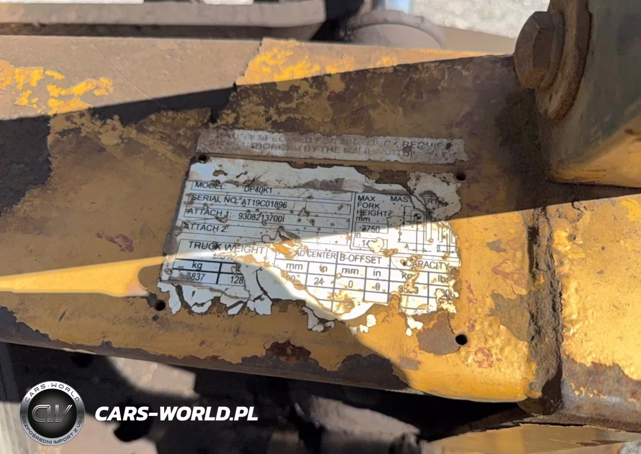 2004 Caterpillar Dp40Kl VIN:AT19C01896 - 10