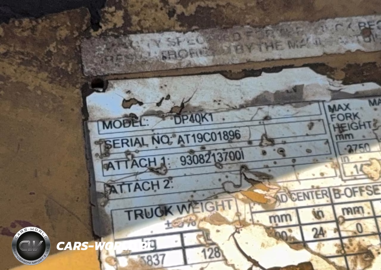2004 Caterpillar Dp40Kl VIN:AT19C01896 - 8
