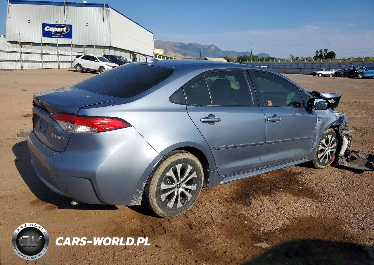 2021 Toyota Corolla Le VIN:JTDEAMDE9MJ005617 - 3