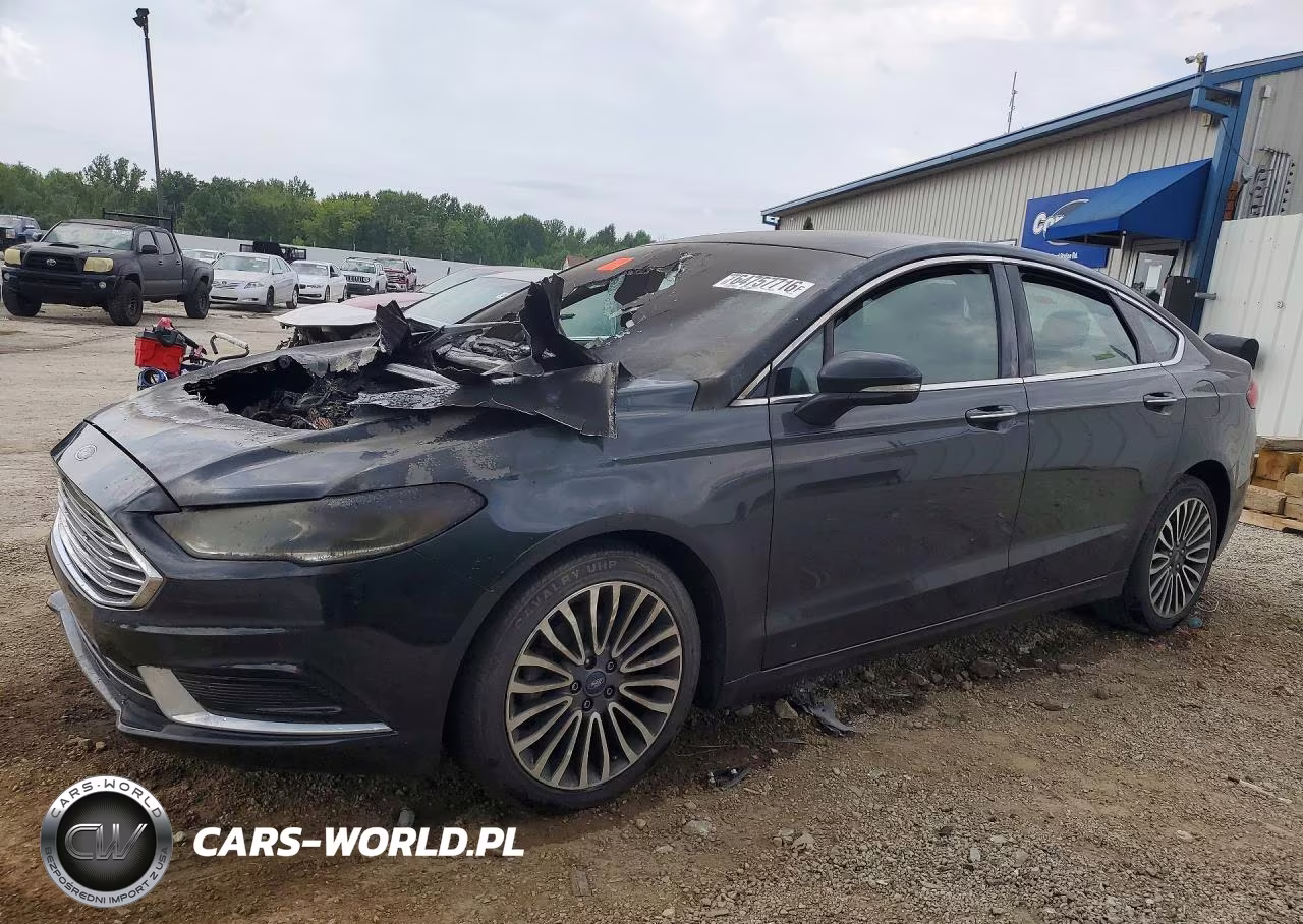 2018 Ford Fusion Se VIN:3FA6P0T94JR185757 - 1
