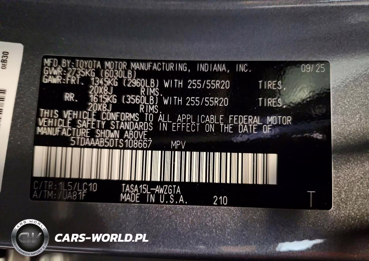 2026 Toyota Grand Highlander Limited VIN:5TDAAAB50TS108667 - 13
