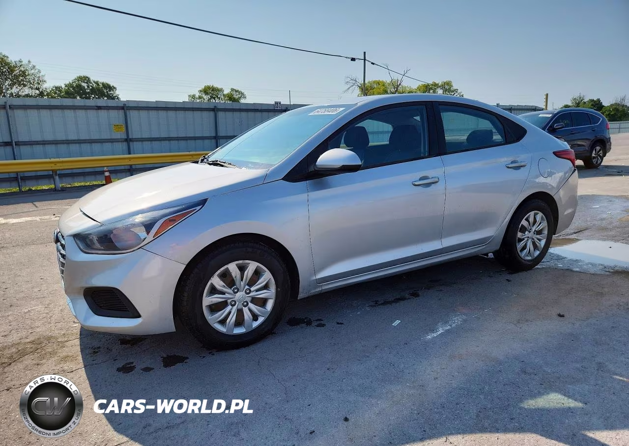 2019 Hyundai Accent Se VIN:3KPC24A36KE038673 - 1