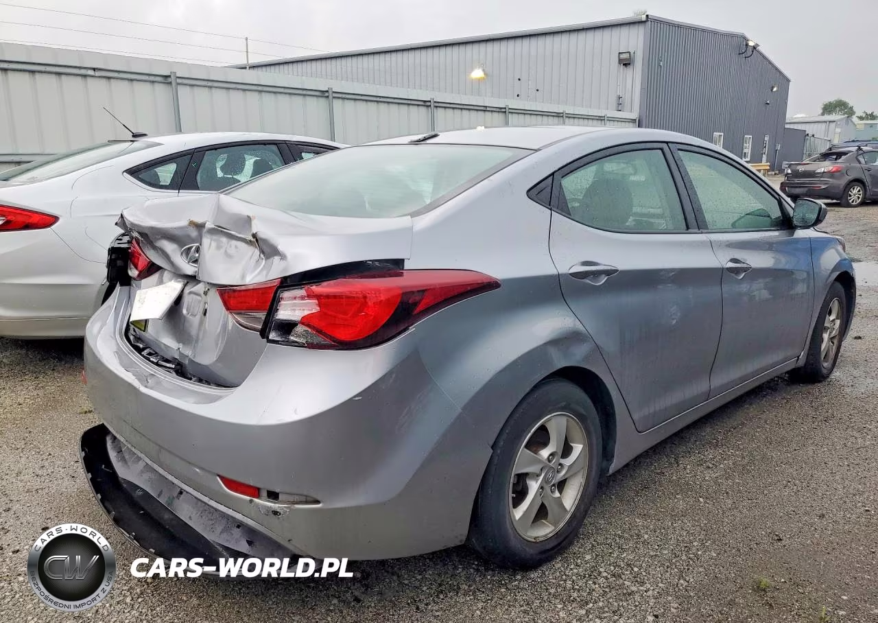 2015 Hyundai Elantra Se VIN:5NPDH4AE2FH576700 - 3