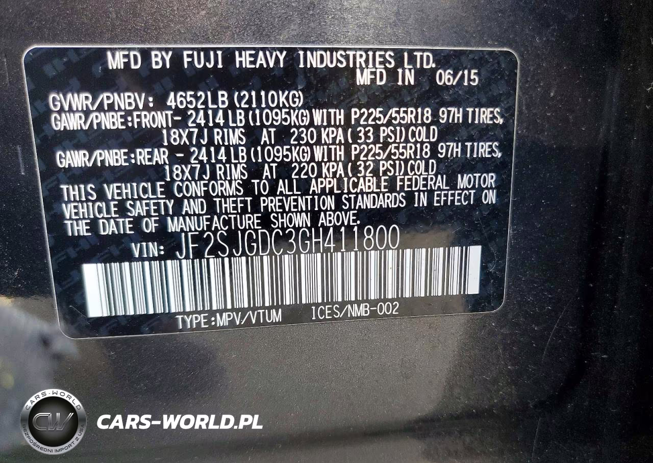 2016 Subaru Forester 2.0Xt Premium VIN:JF2SJGDC3GH411800 - 13