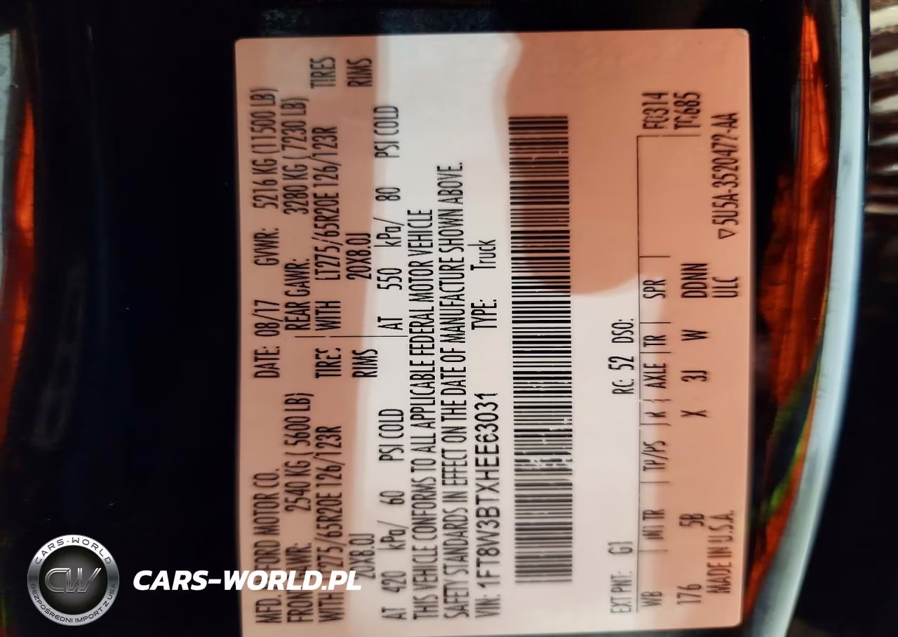 2017 Ford F350 Super Duty VIN:1FT8W3BTXHEE63031 - 13
