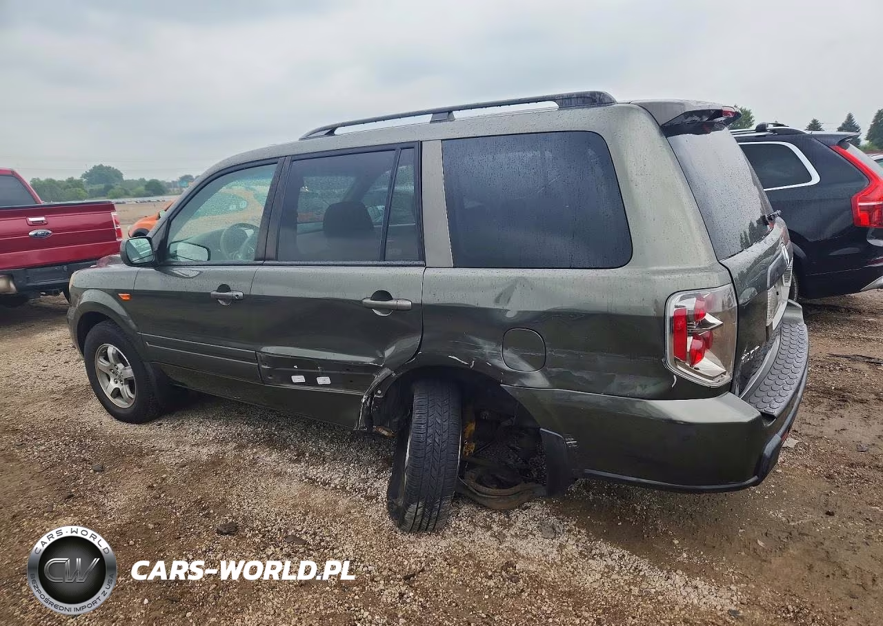 2006 Honda Pilot Ex VIN:5FNYF18486B029853 - 2