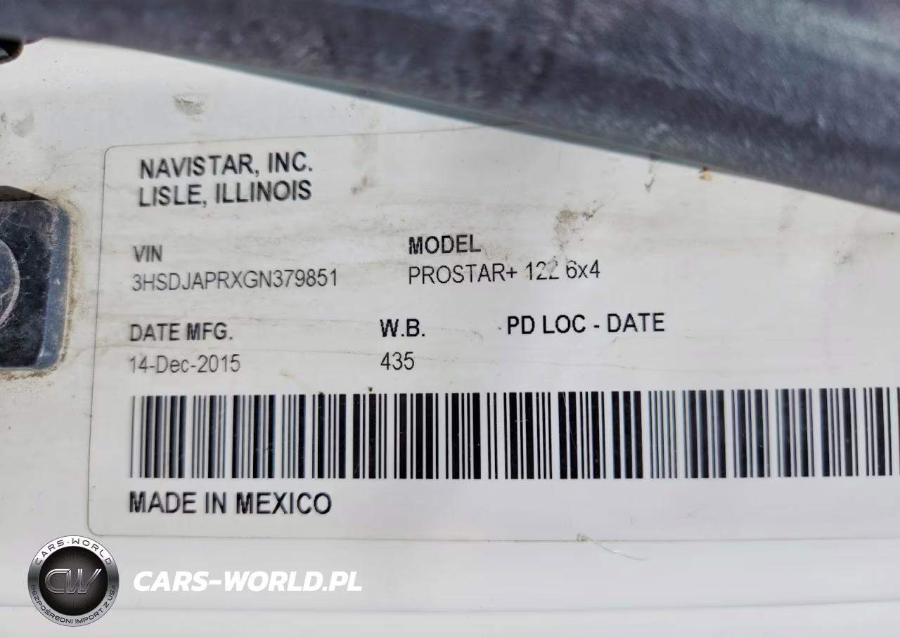 2016 International Prostar - Semi Truck VIN:3HSDJAPRXGN379851 - 11