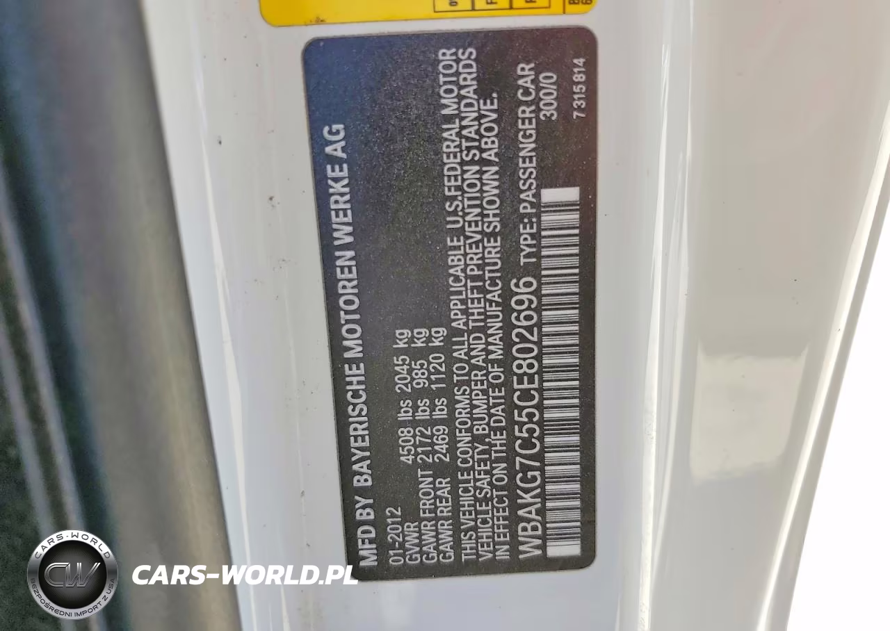 2012 BMW 335 I VIN:WBAKG7C55CE802696 - 13