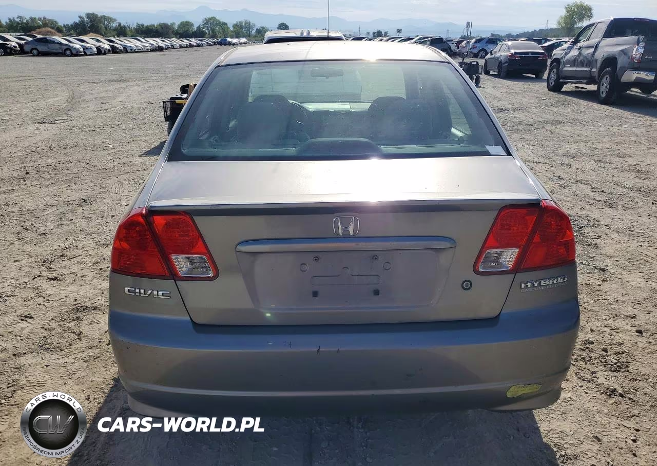 2004 Honda Civic Hybrid VIN:JHMES966X4S022337 - 6