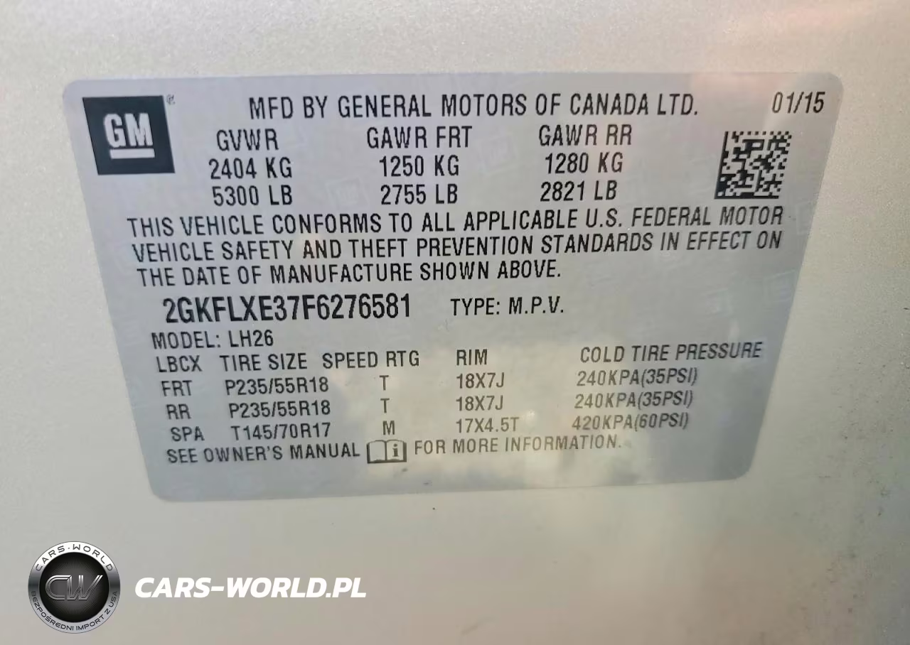 2015 GMC Terrain Slt VIN:2GKFLXE37F6276581 - 13