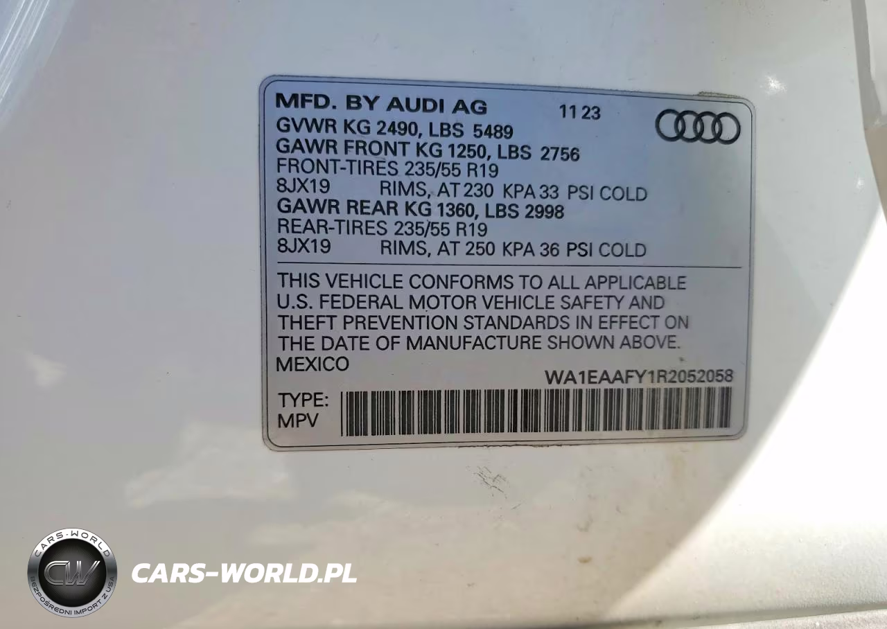 2024 Audi Q5 Premium Plus 45 VIN:WA1EAAFY1R2052058 - 14