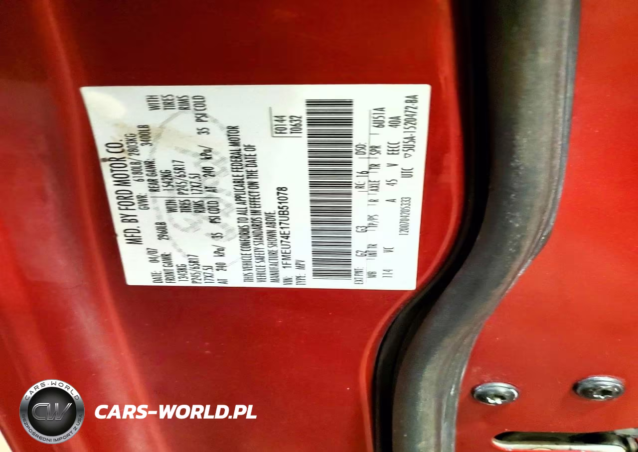 2007 Ford Explorer Eddie Bauer VIN:1FMEU74E17UB51078 - 13