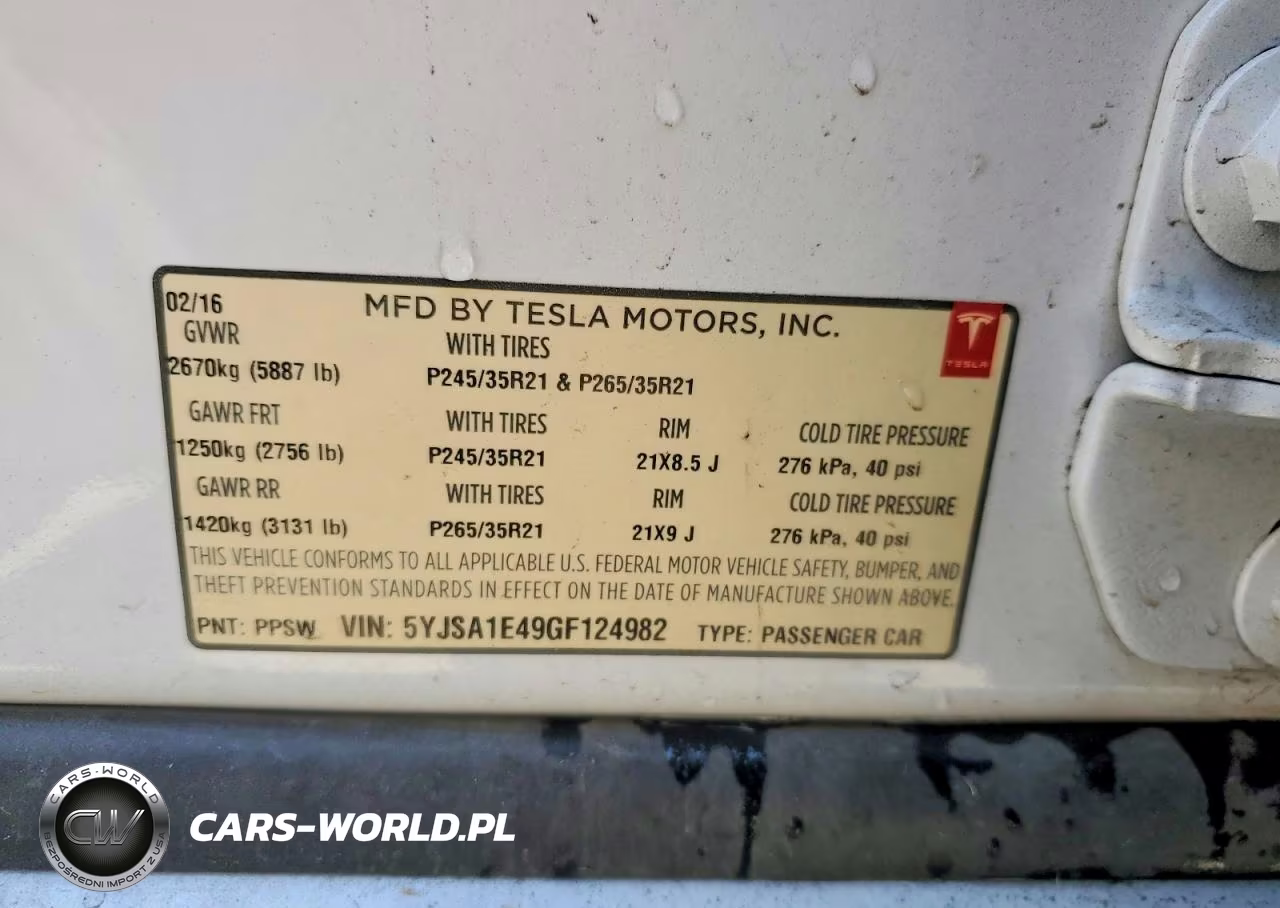 2016 Tesla Model S VIN:5YJSA1E49GF124982 - 13