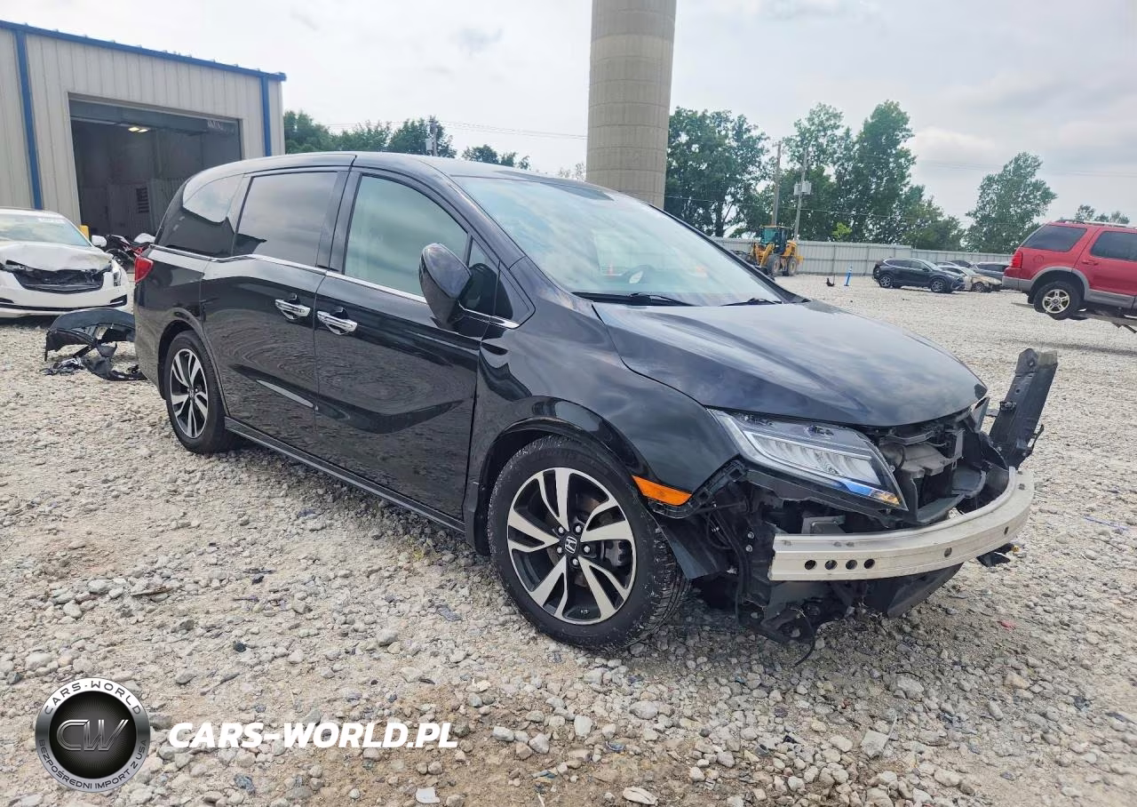 2018 Honda Odyssey Elite VIN:5FNRL6H98JB023355 - 4