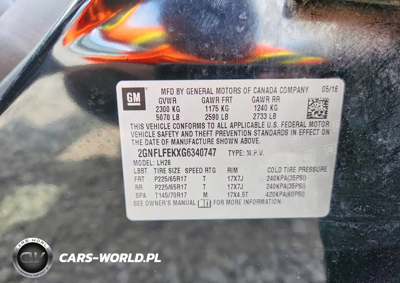 2016 Chevrolet Equinox Lt VIN:2GNFLFEKXG6340747 - 14