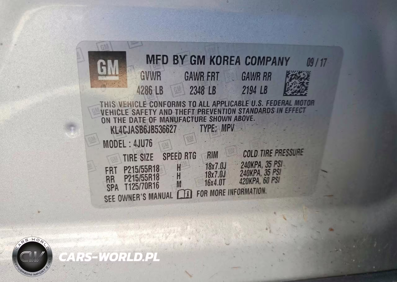 2018 Buick Encore Preferred VIN:KL4CJASB6JB536627 - 13