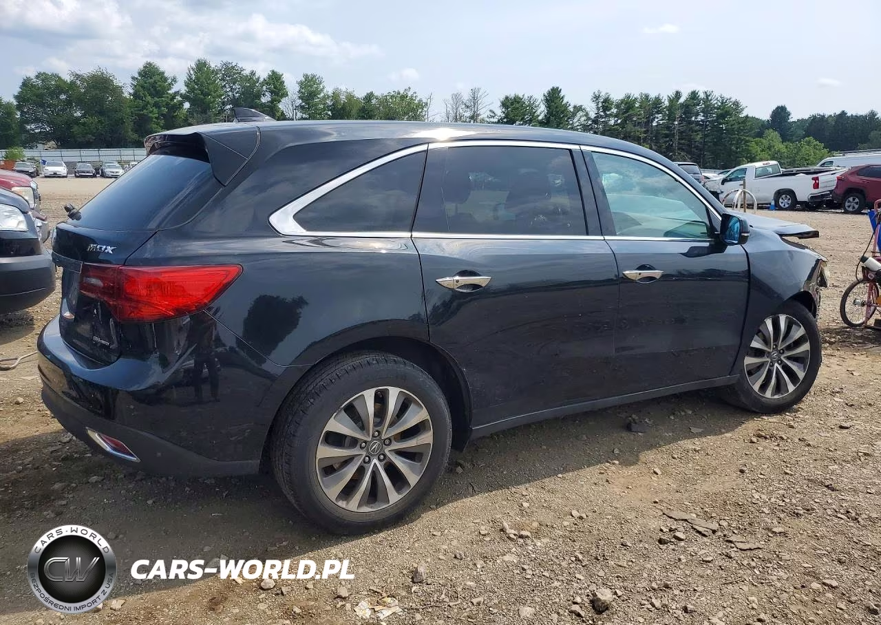 2015 Acura Mdx Technology VIN:5FRYD4H44FB011663 - 3