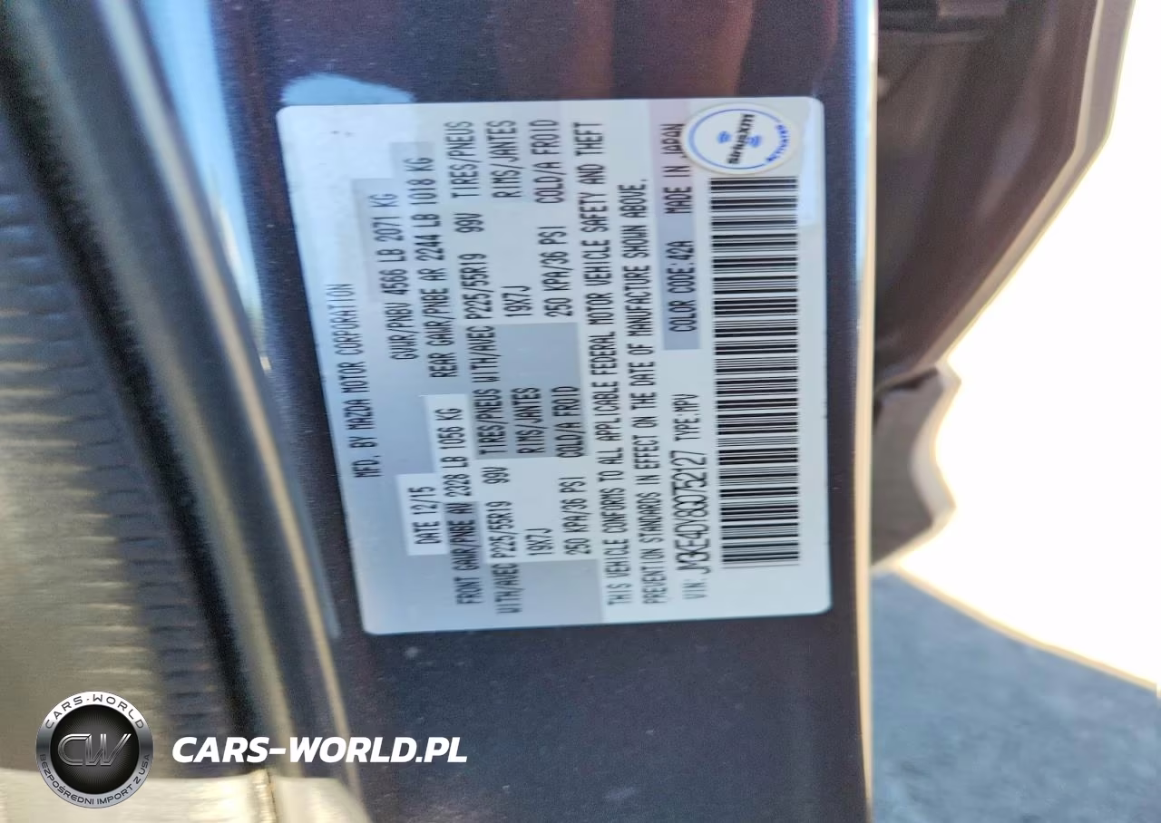 2016 Mazda Cx-5 Gt VIN:JM3KE4DY8G0752127 - 12
