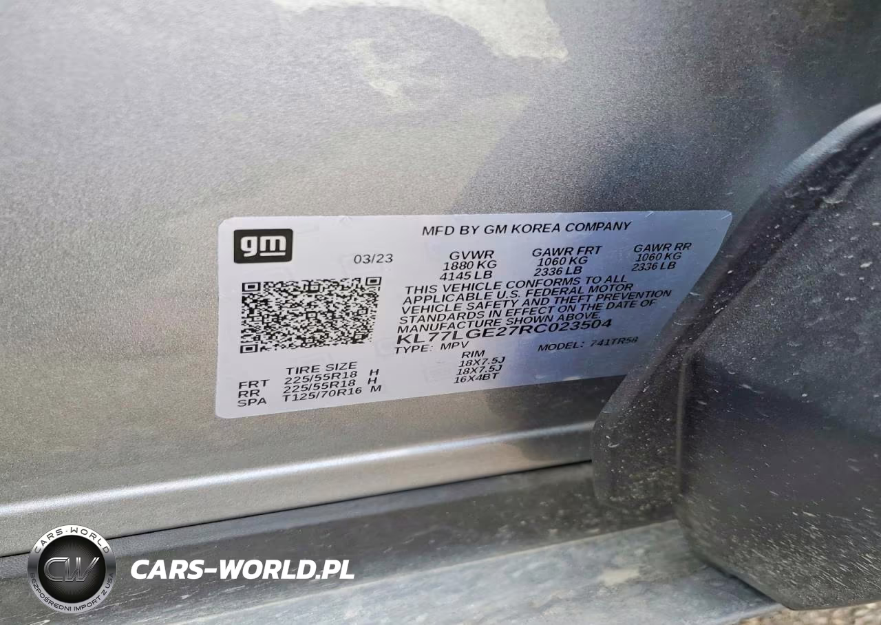 2024 Chevrolet Trax 1Rs VIN:KL77LGE27RC023504 - 12