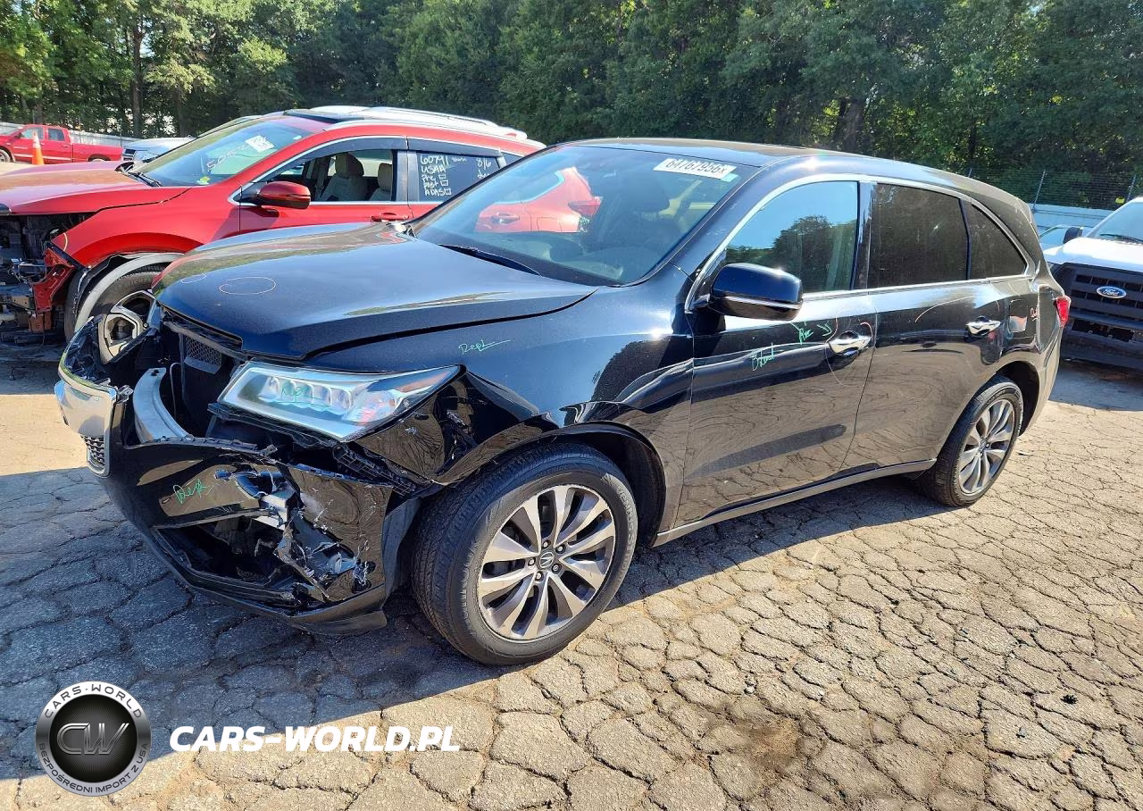 2015 Acura Mdx Technology VIN:5FRYD4H4XFB002899 - 1