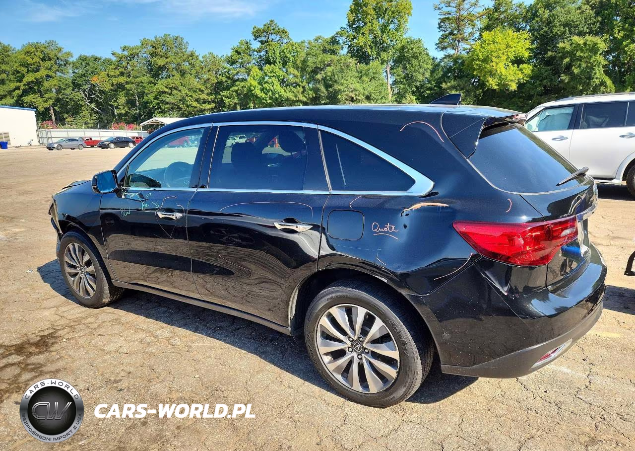 2015 Acura Mdx Technology VIN:5FRYD4H4XFB002899 - 2