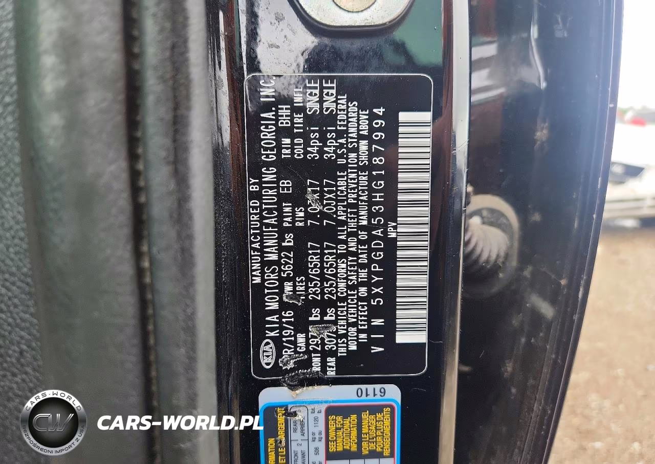 2017 Kia Sorento Lx V6 VIN:5XYPGDA53HG187994 - 13