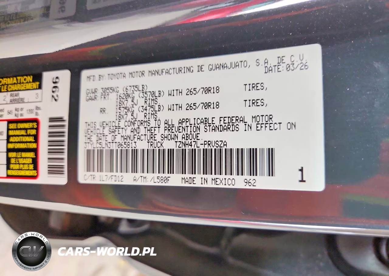 2026 Toyota Tacoma Trd Off-Road Hv VIN:3TYLC5LN3TT065813 - 12