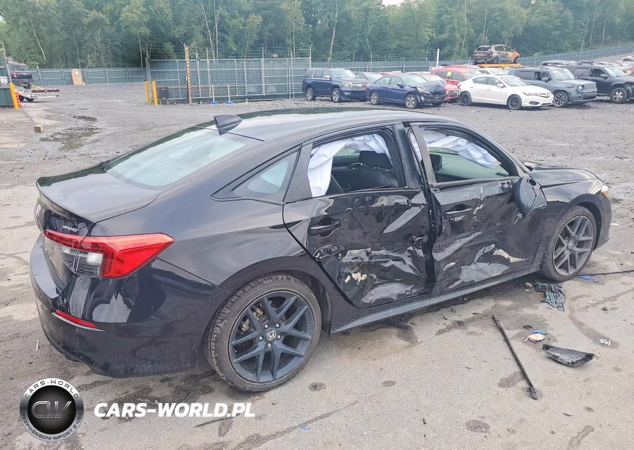 2022 Honda Civic Sport VIN:2HGFE2F55NH602035 - 3
