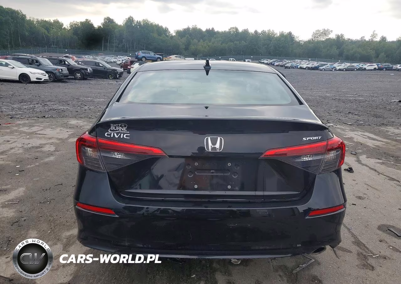 2022 Honda Civic Sport VIN:2HGFE2F55NH602035 - 6