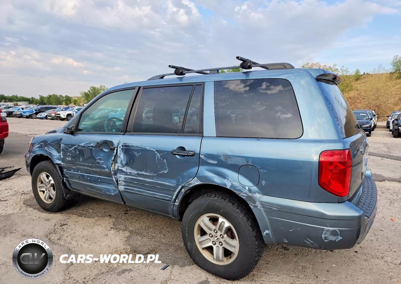 2005 Honda Pilot Ex VIN:2HKYF18435H529323 - 2