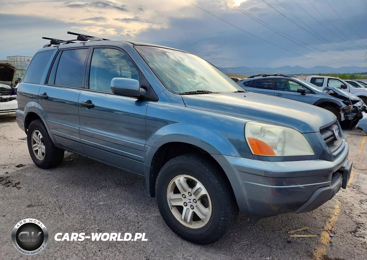 2005 Honda Pilot Ex VIN:2HKYF18435H529323 - 4