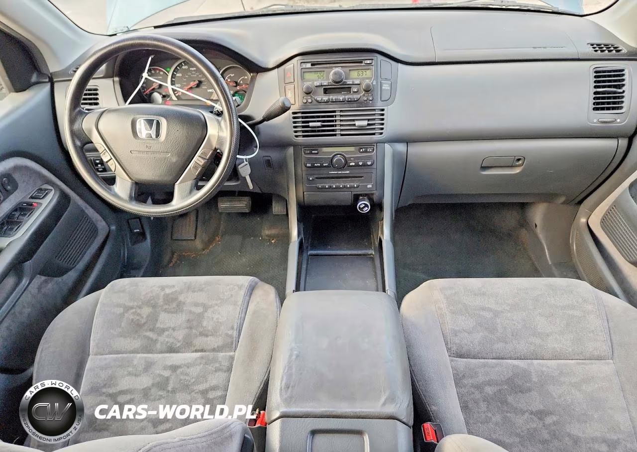 2005 Honda Pilot Ex VIN:2HKYF18435H529323 - 8