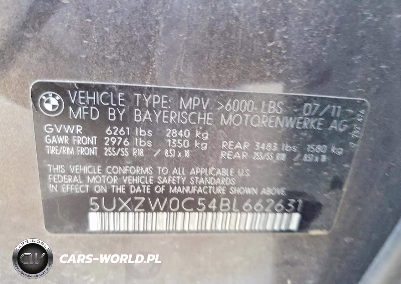 2011 BMW X5 xDrive35D VIN:5UXZW0C54BL662631 - 13