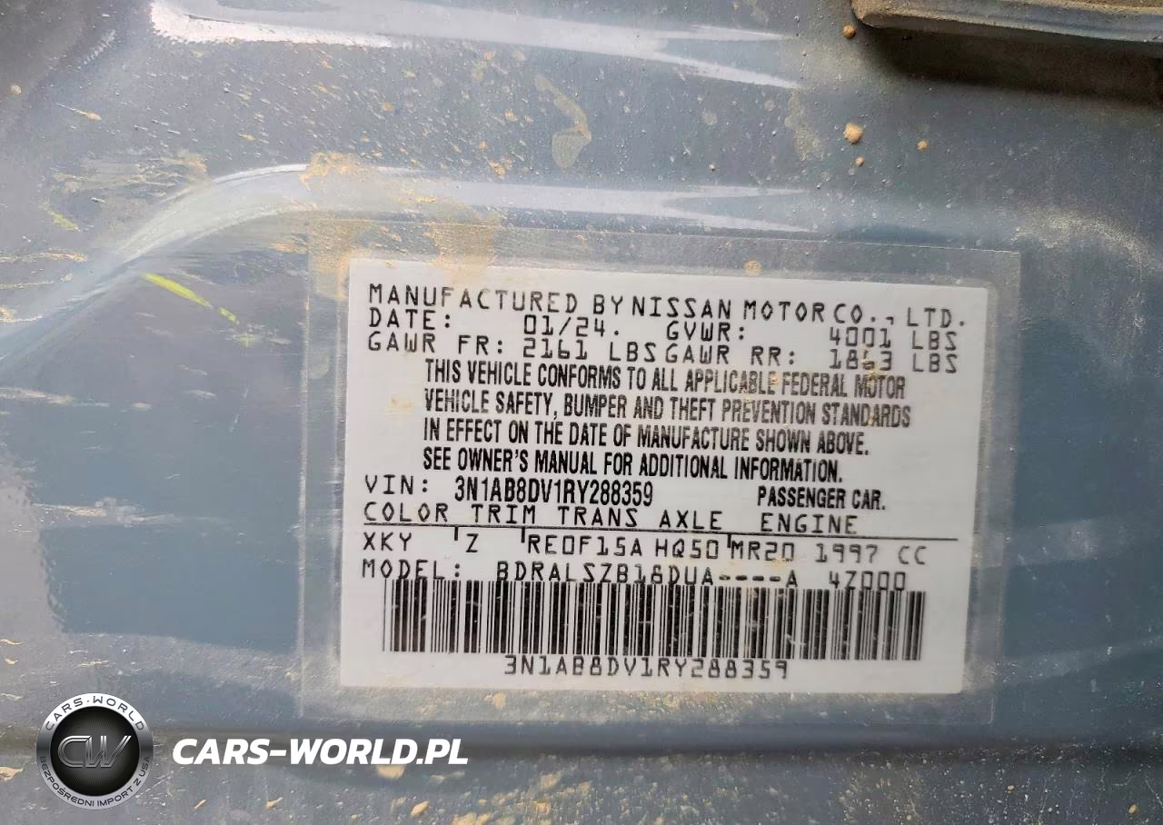 2024 Nissan Sentra Sr VIN:3N1AB8DV1RY288359 - 12