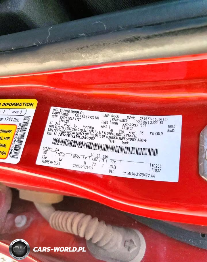 2021 Ford Ranger Xl VIN:1FTER4EH2MLD49067 - 13