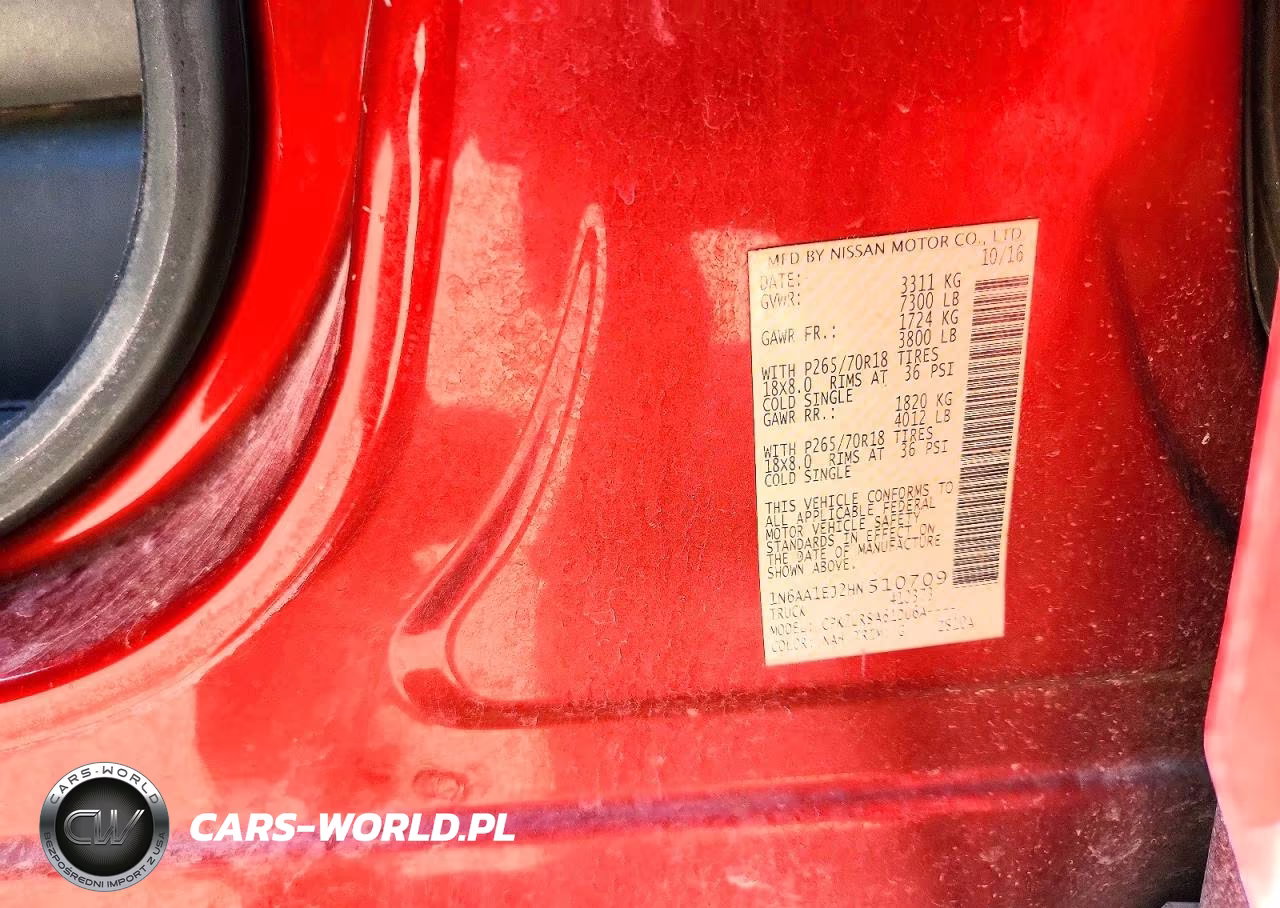 2017 Nissan Titan S VIN:1N6AA1EJ2HN510709 - 12