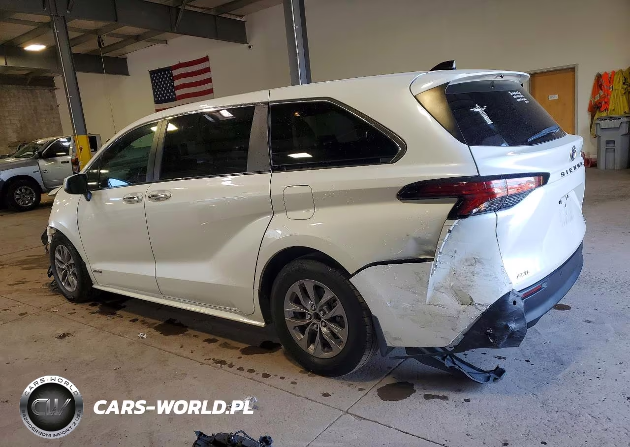 2021 Toyota Sienna Xle VIN:5TDYSKFC7MS005550 - 2