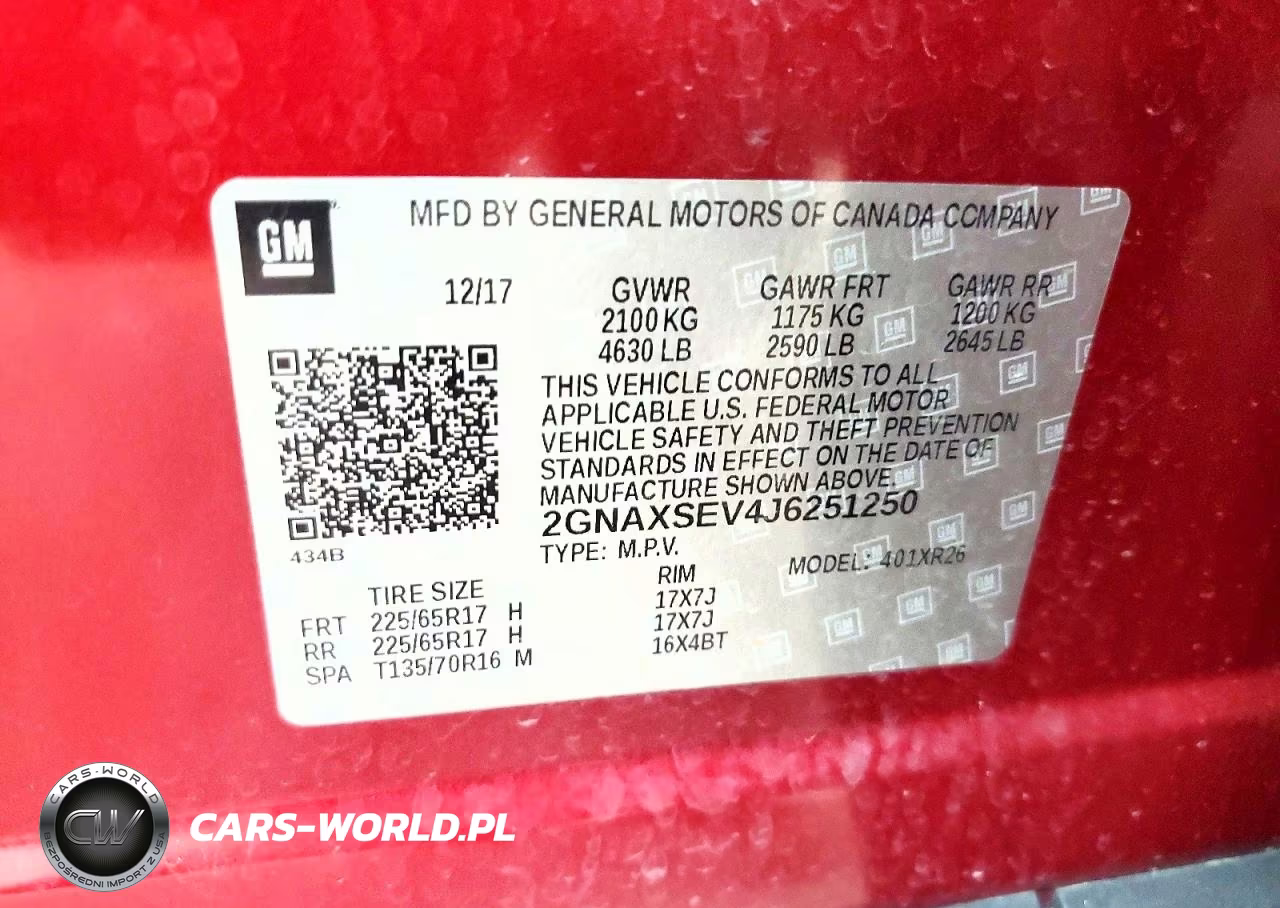 2018 Chevrolet Equinox Lt VIN:2GNAXSEV4J6251250 - 13