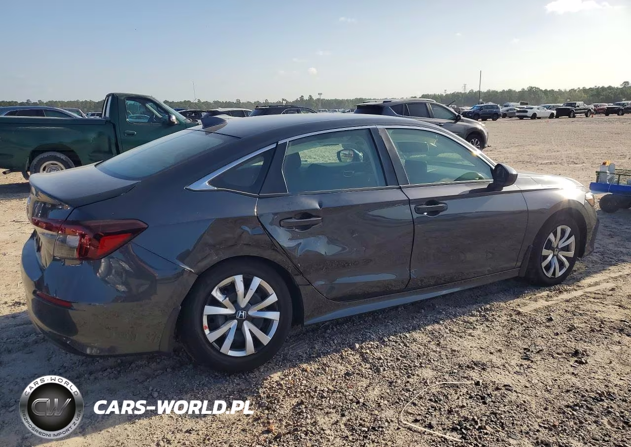 2026 Honda Civic Lx VIN:2HGFE2F24TH540243 - 3