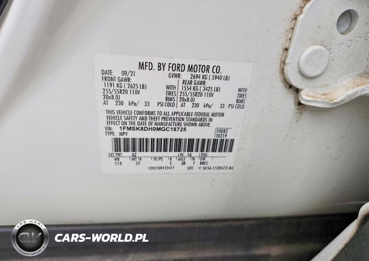 2021 Ford Explorer Xlt VIN:1FMSK8DH0MGC18725 - 14