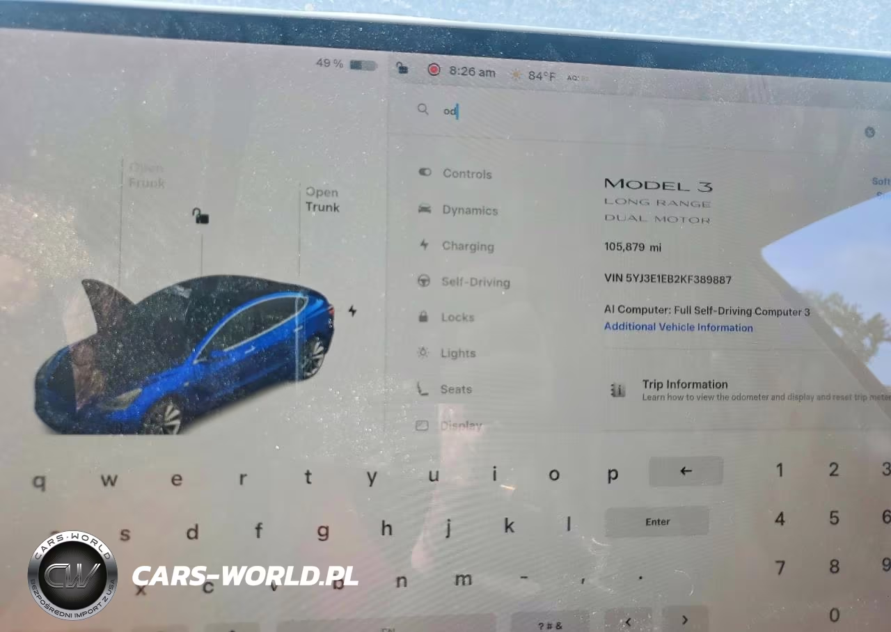 2019 Tesla Model 3 VIN:5YJ3E1EB2KF389887 - 9