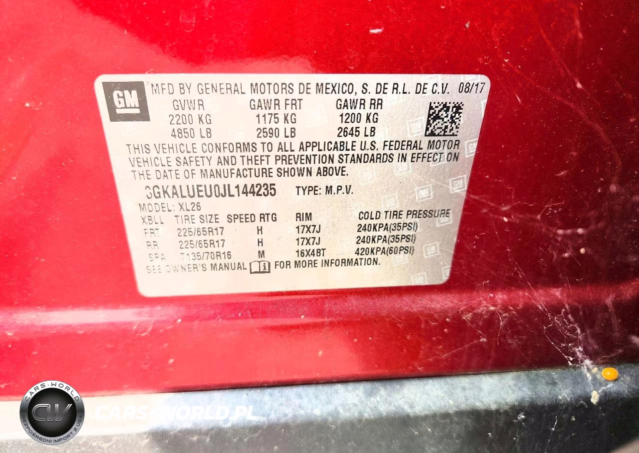 2018 GMC Terrain Sle VIN:3GKALUEU0JL144235 - 13