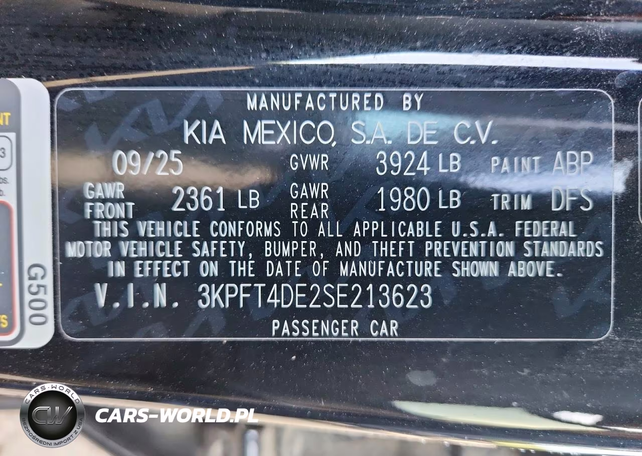 2025 Kia K4 Lxs VIN:3KPFT4DE2SE213623 - 12