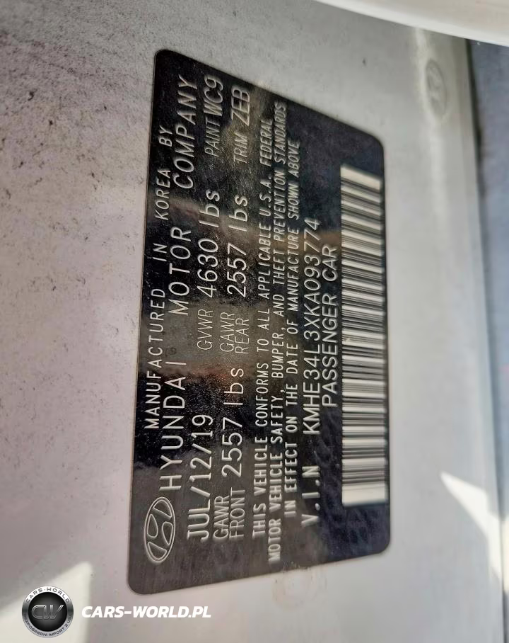 2019 Hyundai Sonata Hybrid Limited VIN:KMHE34L3XKA093774 - 12