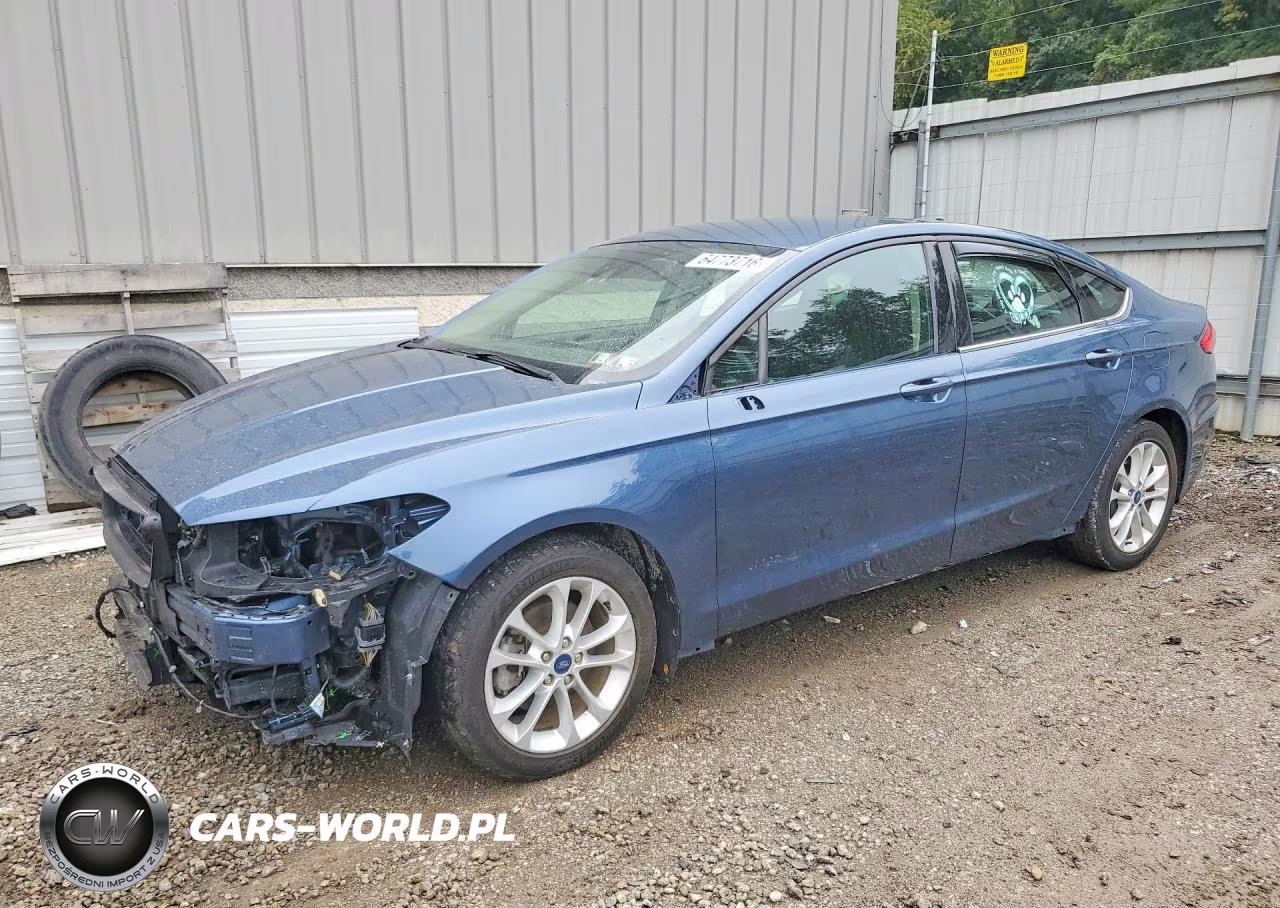 2019 Ford Fusion Se VIN:3FA6P0LU7KR195981 - 1