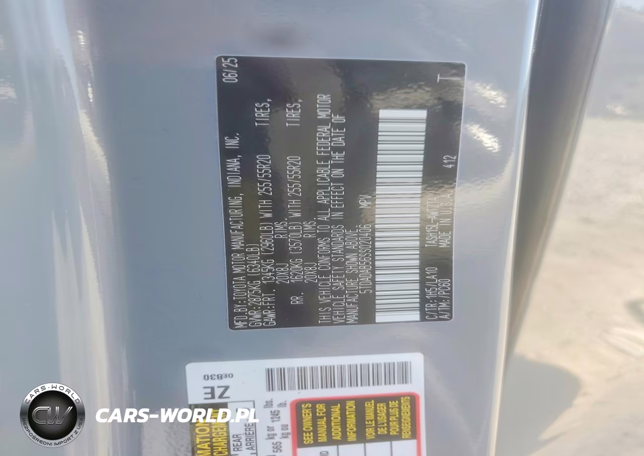 2025 Toyota Grand Highlander Hybrid Max Platinum VIN:5TDADAB56SS020406 - 13