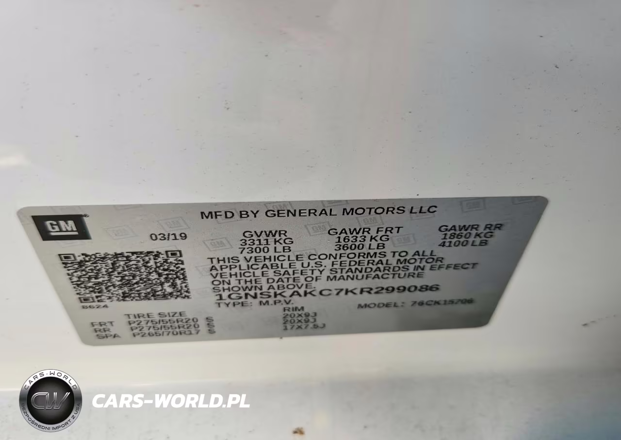 2019 Chevrolet Tahoe K1500 Ls VIN:1GNSKAKC7KR299086 - 13