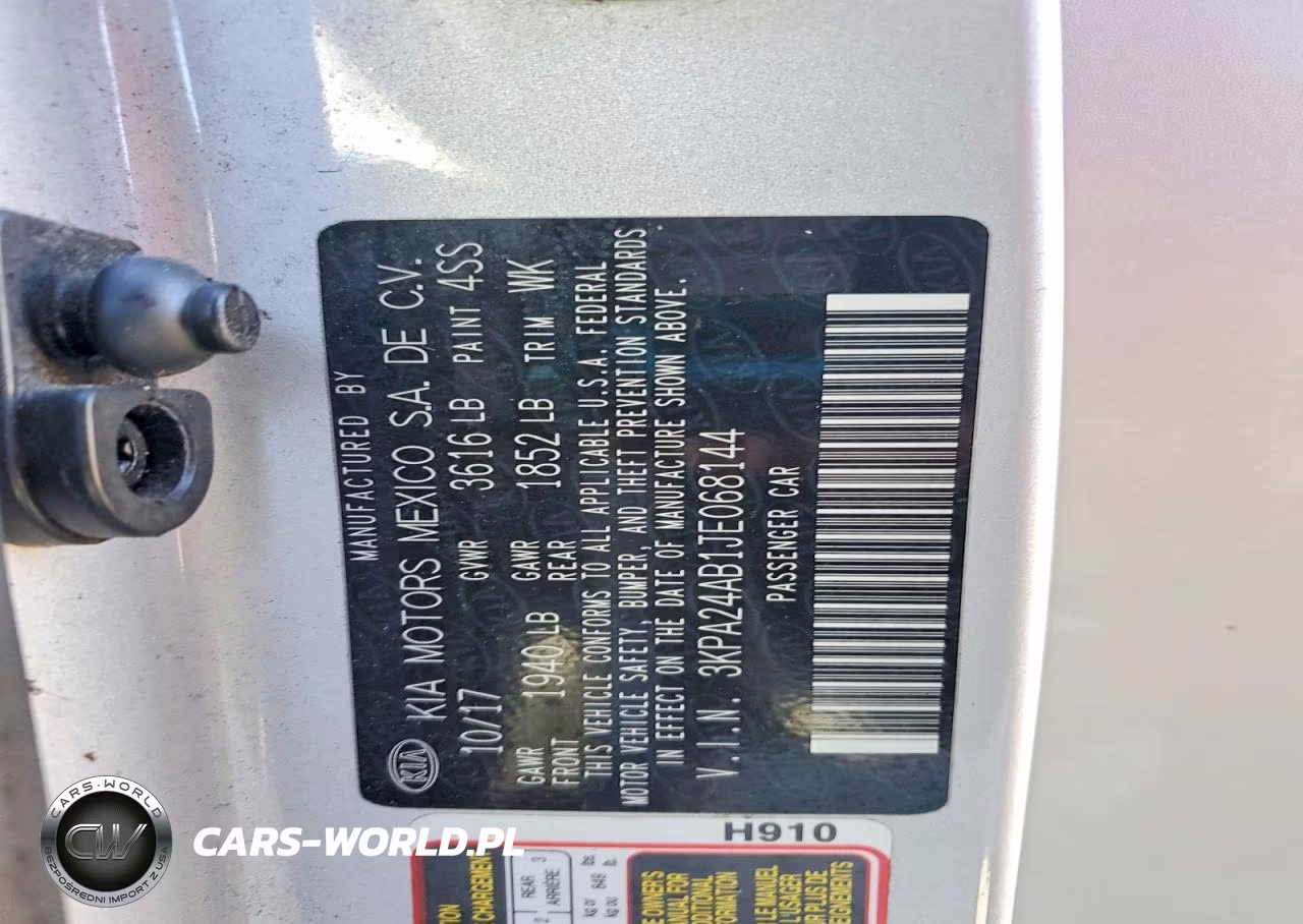 2018 Kia Rio S VIN:3KPA24AB1JE068144 - 13