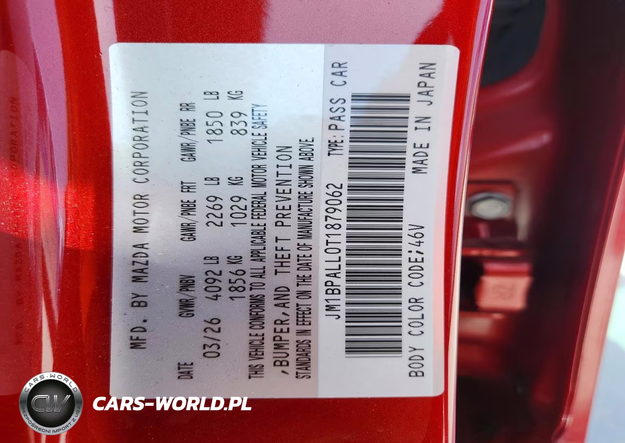 2026 Mazda 3 Preferred VIN:JM1BPALL0T1879062 - 12
